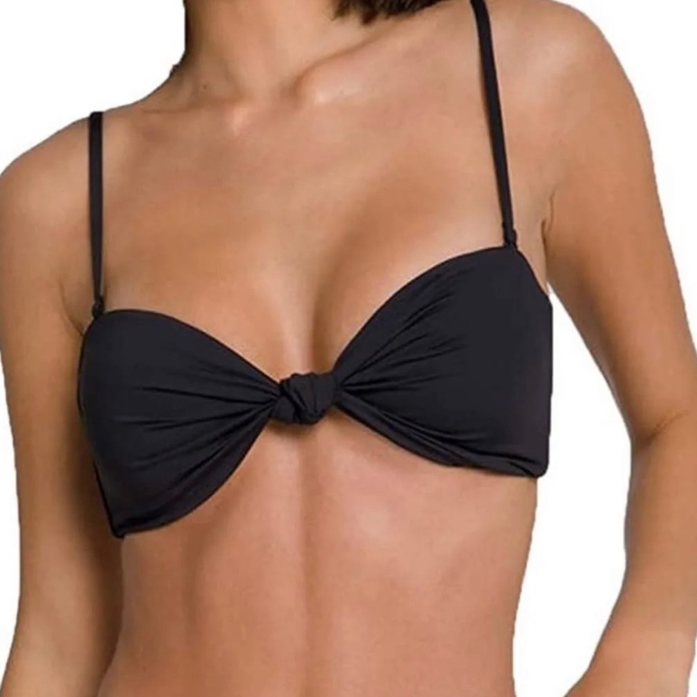 Good American Sexy Twist Bandeau Top